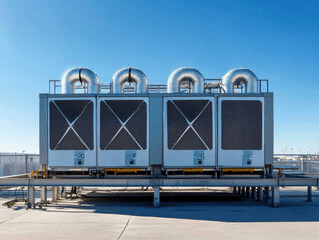 作業員が立ち入り困難な、空調機・冷却塔のドレンパンリモート監視